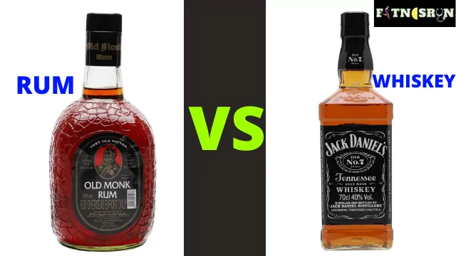 rum vs whiskey- rum alcohol content